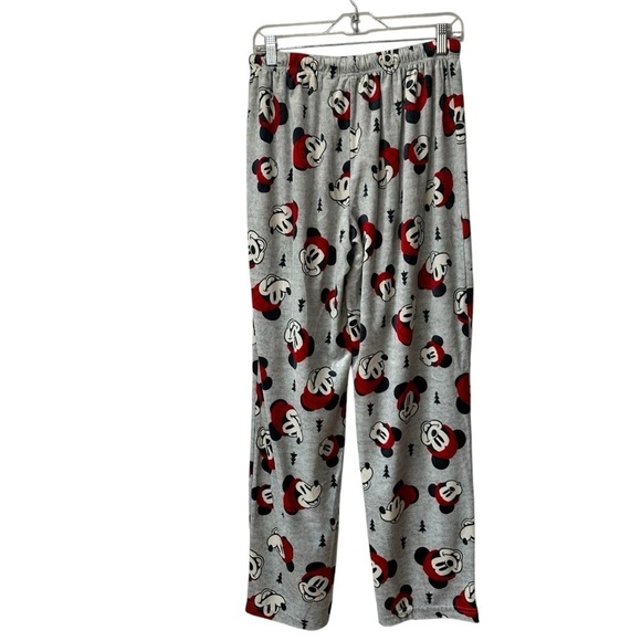 Disney Christmas Mickey Plush Pajama Pants, Large - Picture 4 of 6